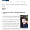 Wayt Gibbs to join CASW as New Horizons program director   Council for the Advancement of Science Writing Page 1
